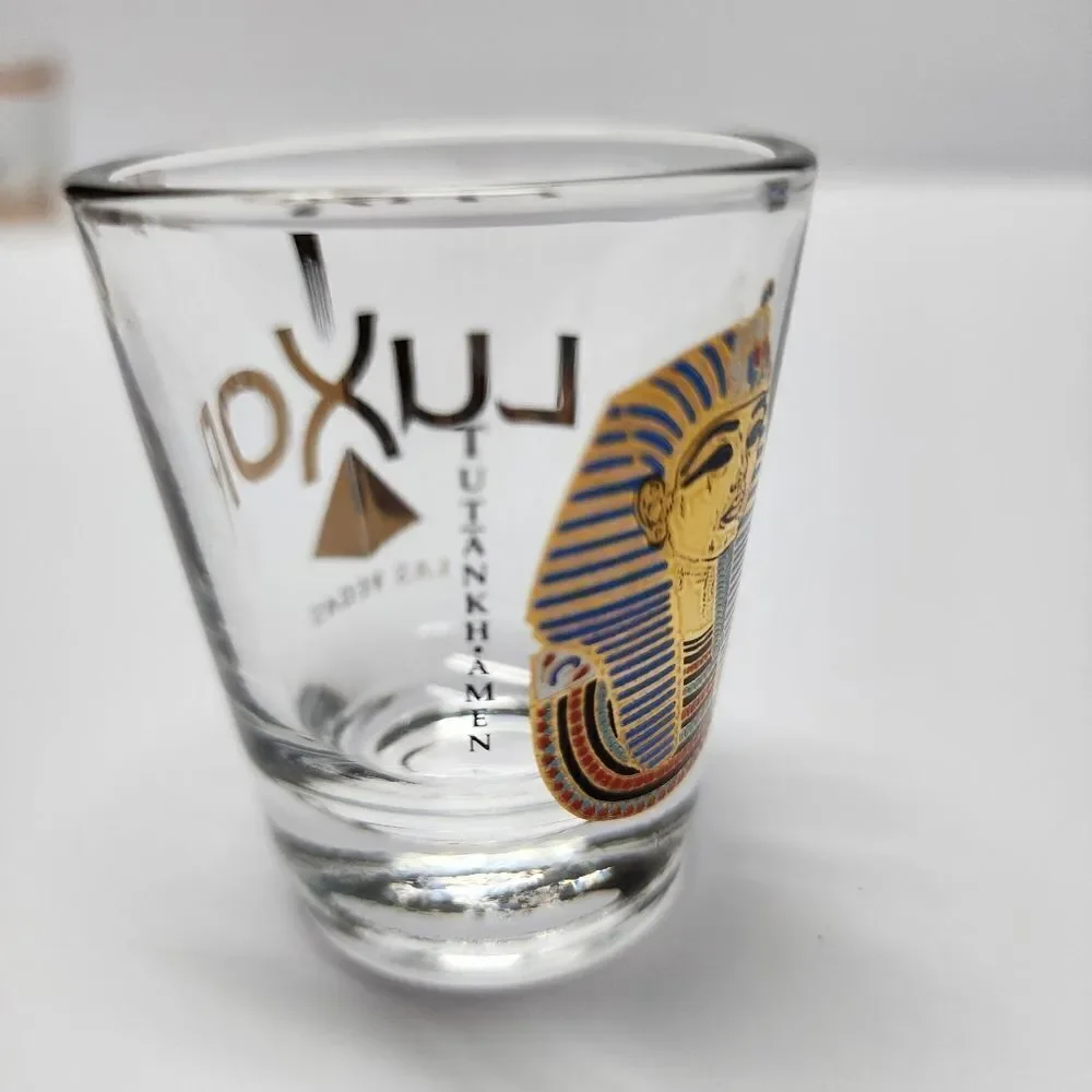 Vintage Luxor Casino Las Vegas Shotglass